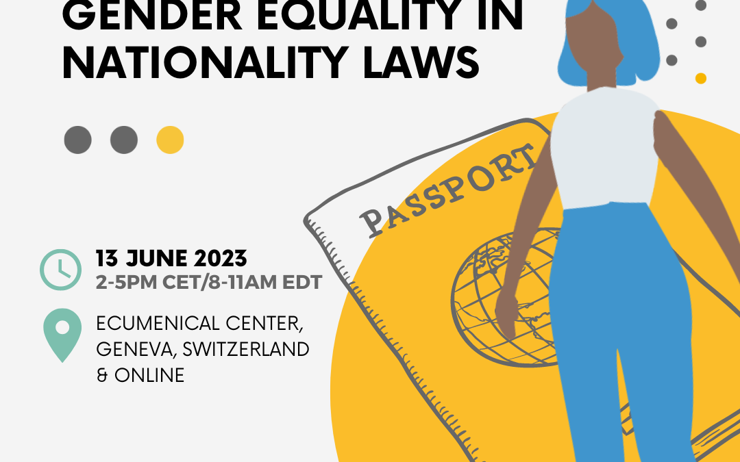 Geneva summit garners action to tackle gender discriminatory nationality laws