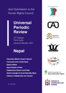 Joint Submission on Nepal to the Human Rights Council at the 37th Session of the Universal Periodic Review