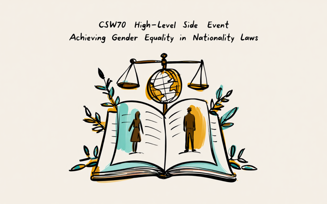 CSW70 High-Level Side Event “Achieving Gender Equality in Nationality Laws”