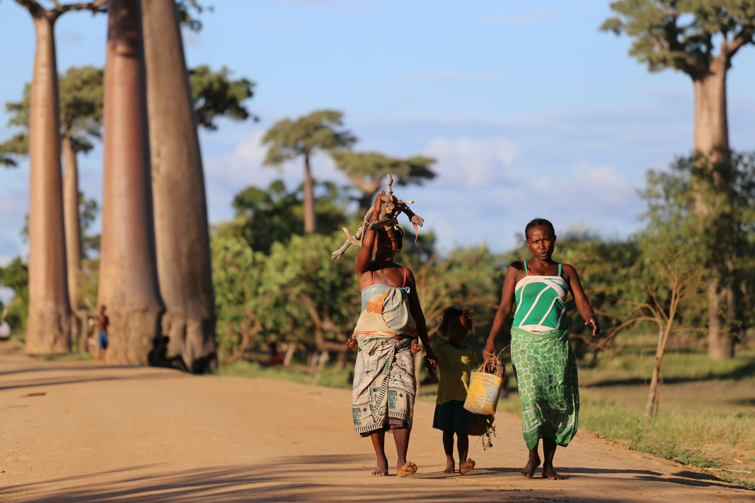 A street scene in Antananarivo, Madagascar